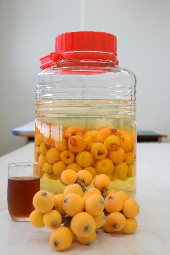 自家製びわ酒４縮小